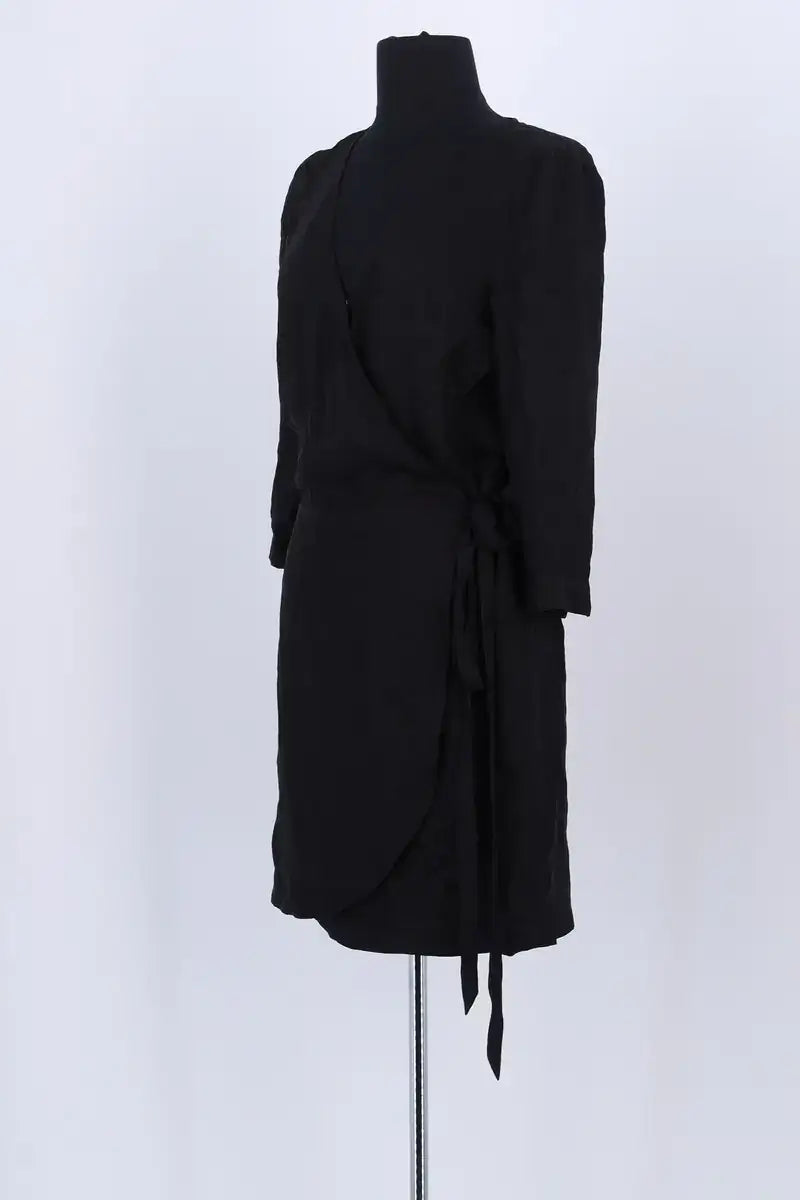 Robe Sézane Noir en Soie