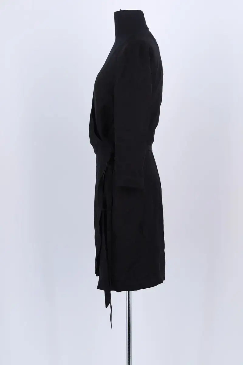 Robe Sézane Noir en Soie