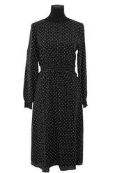Robe Sézane Noir en Soie, taille M - Seconde Main