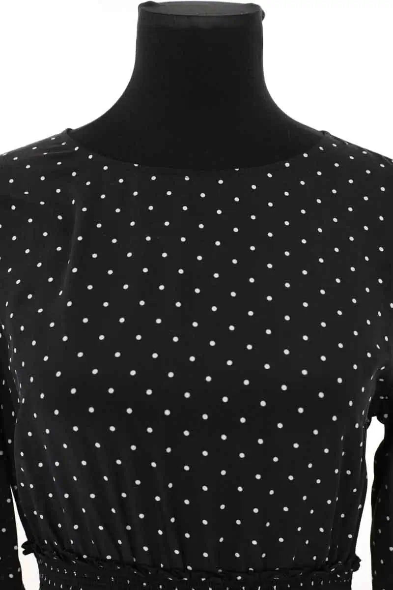 Robe Sézane Noir en Soie