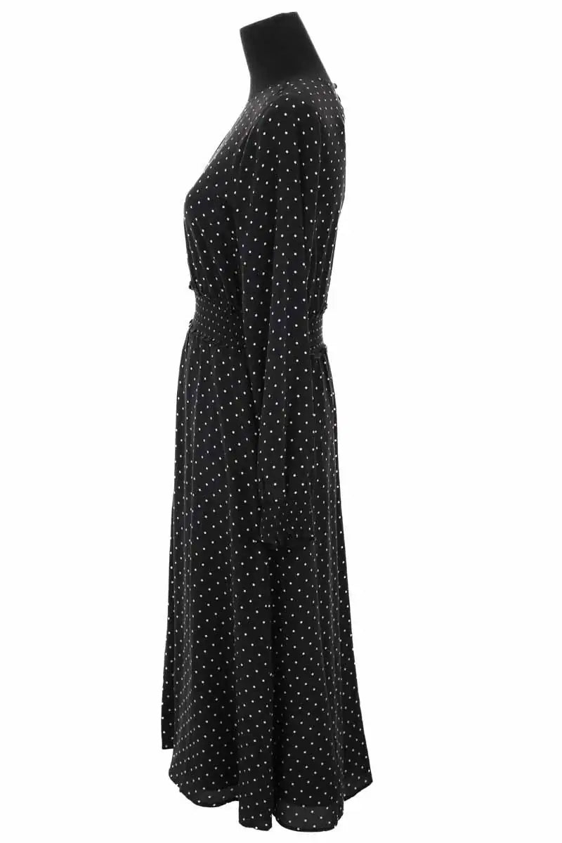 Robe Sézane Noir en Soie