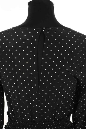 Robe Sézane Noir en Soie