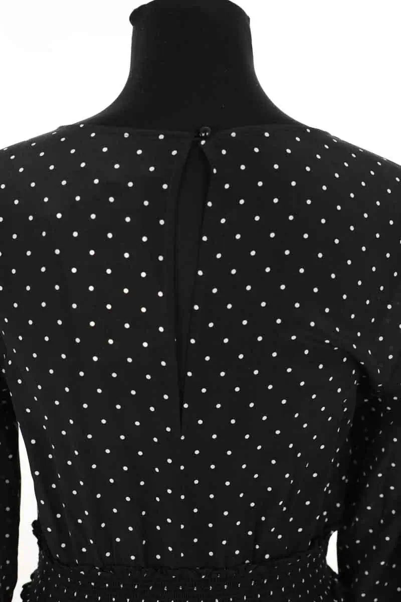 Robe Sézane Noir en Soie