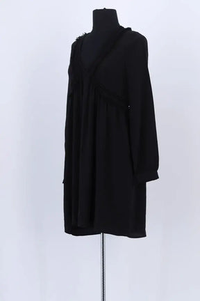 Robe Sézane Noir en Soie