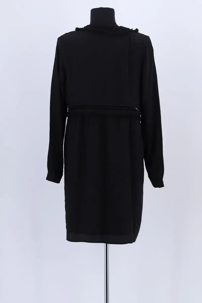 Robe Sézane Noir en Soie