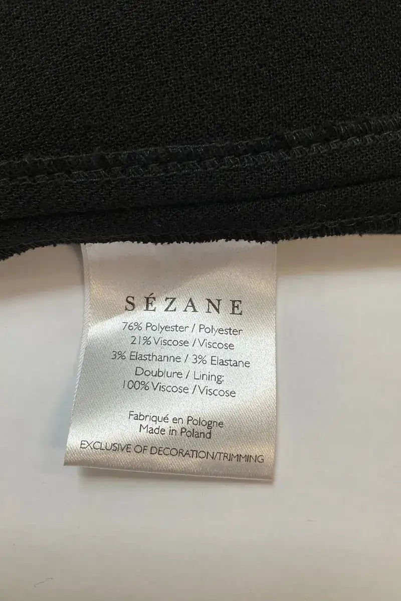 Robe Sézane Noir en Synthétique