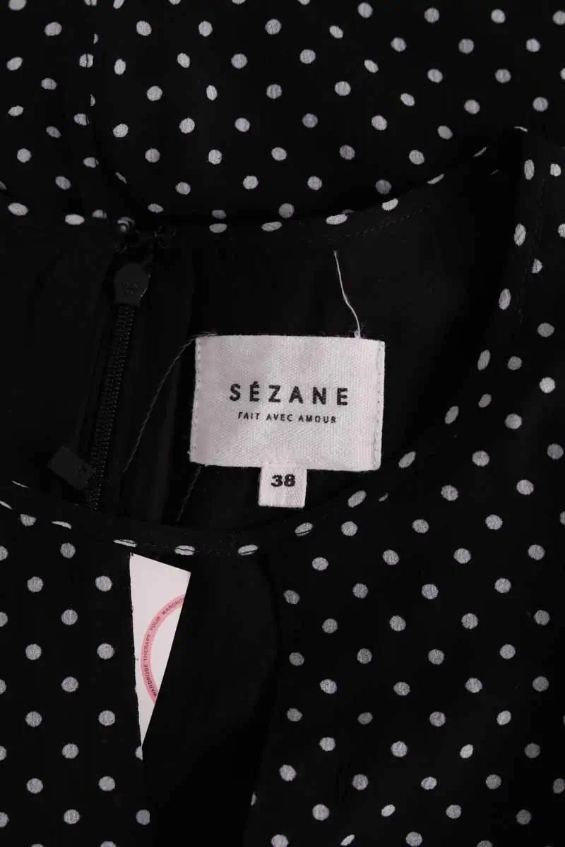 Robe Sézane Noir en Synthétique