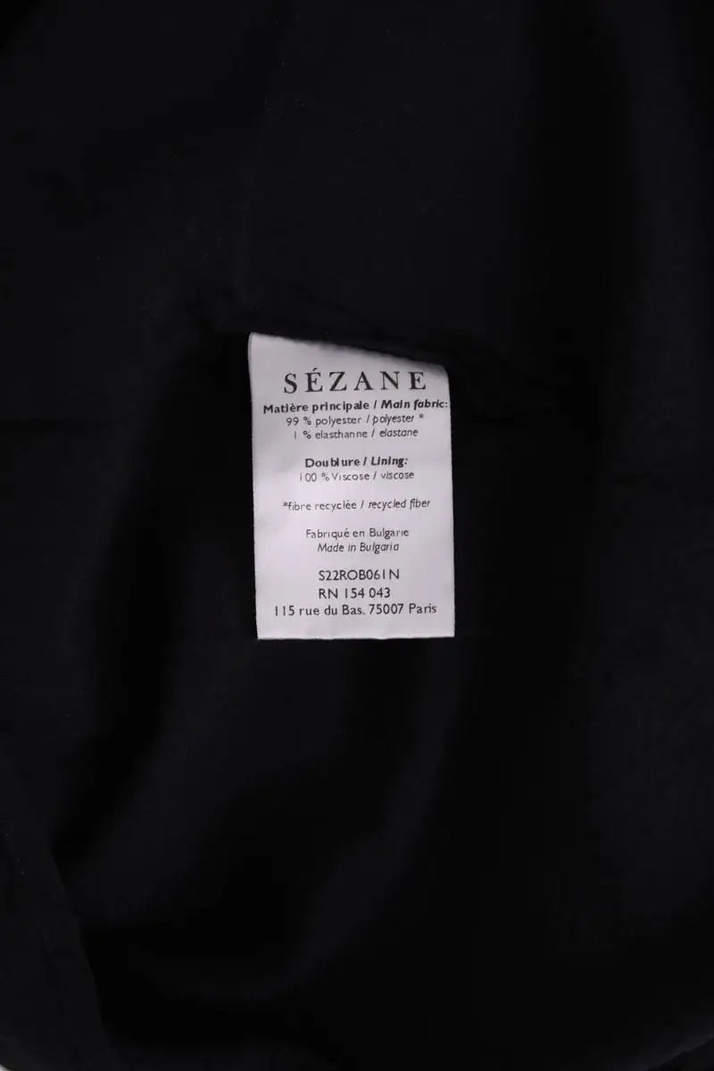Robe Sézane Noir en Synthétique
