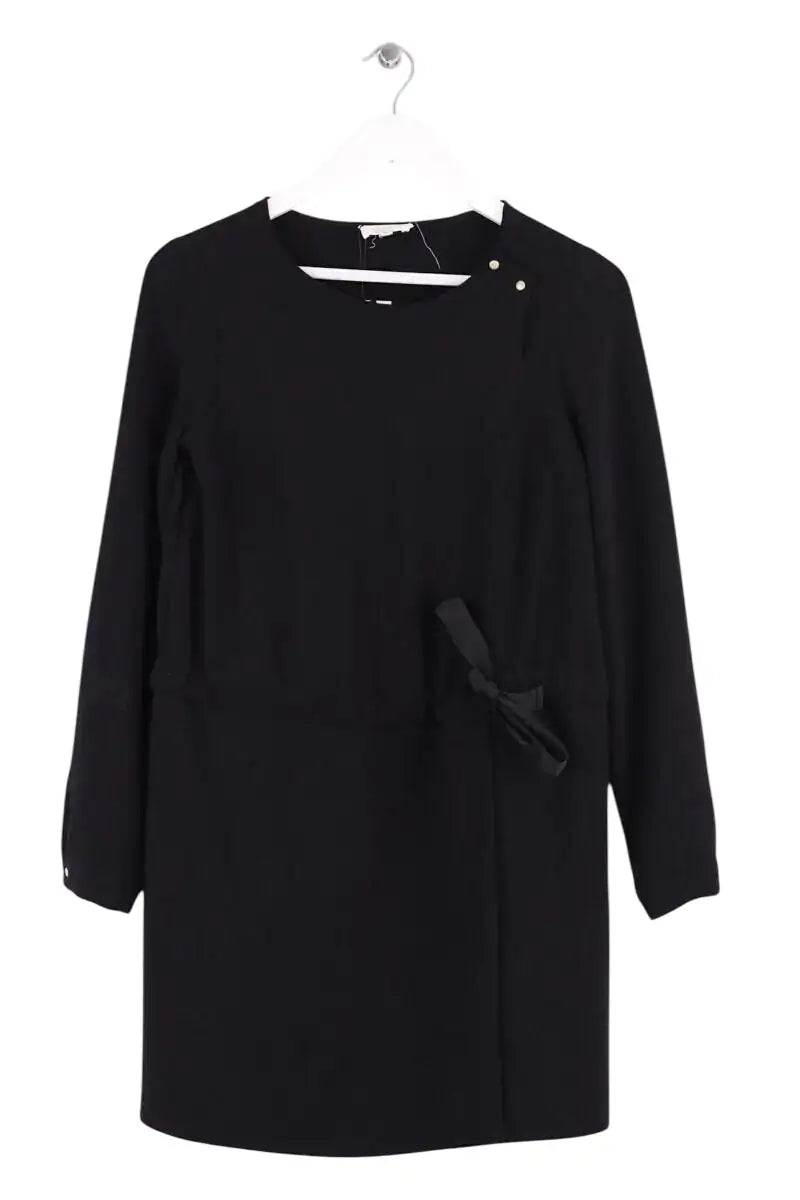 Robe Sézane Noir en Synthétique, taille XS - Seconde Main