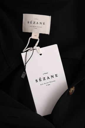 Robe Sézane Noir en Synthétique