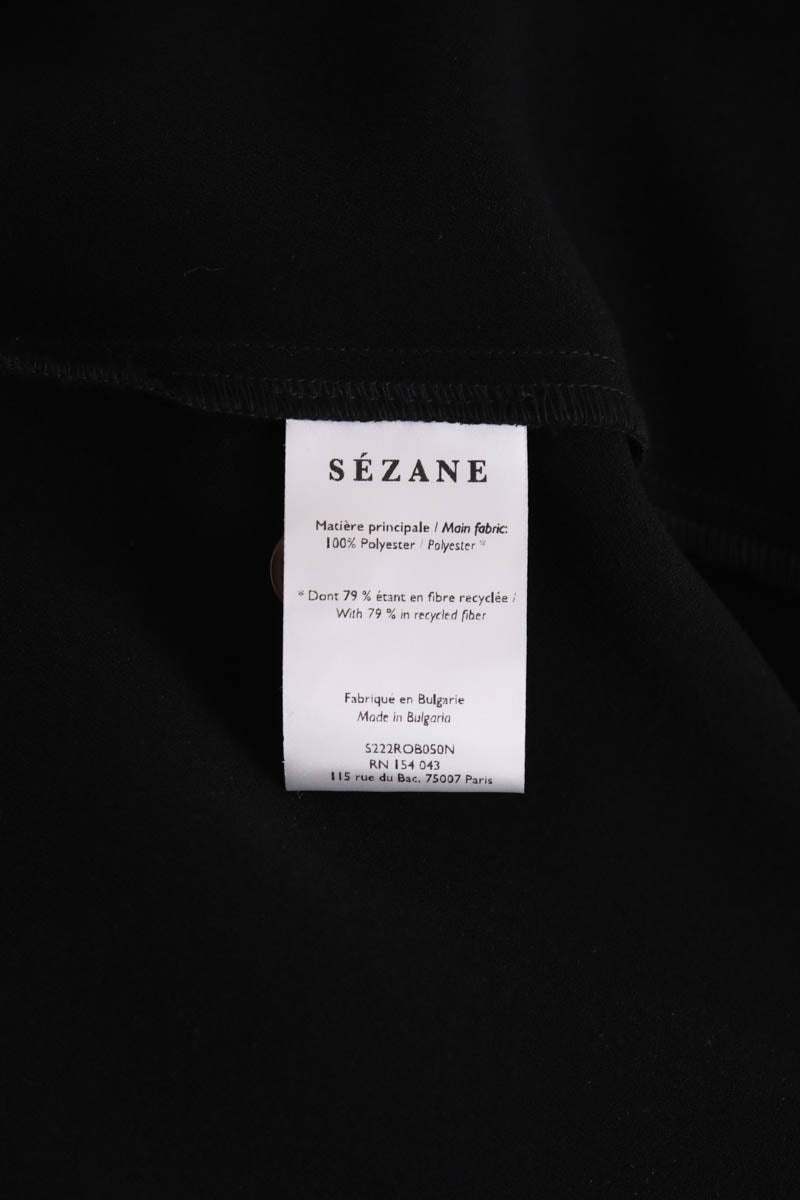 Robe Sézane Noir en Synthétique