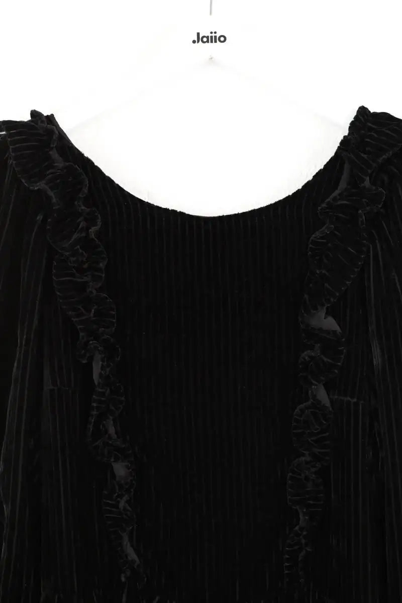 Robe Sézane Noir en Velours