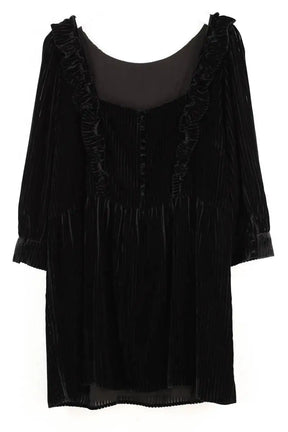 Robe Sézane Noir en Velours