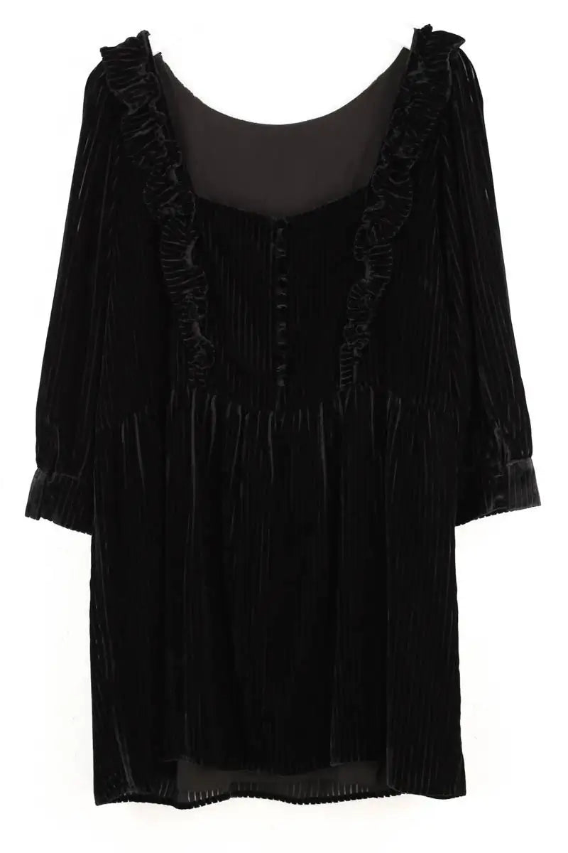 Robe Sézane Noir en Velours