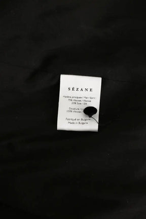 Robe Sézane Noir en Velours