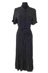 Robe Sézane Noir en Viscose, taille M - Seconde Main