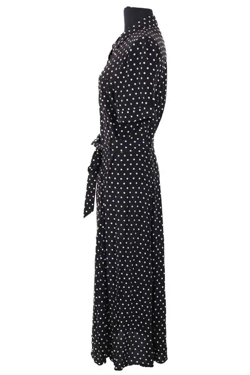 Robe Sézane Noir en Viscose