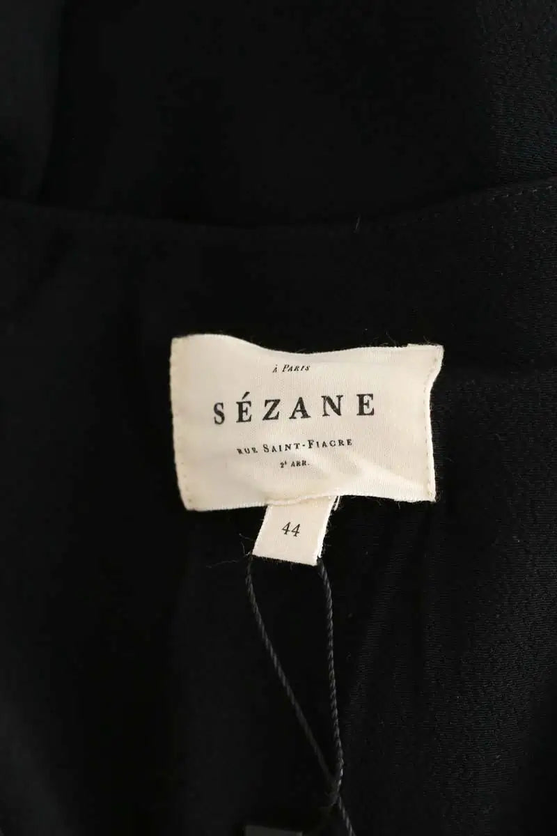 Robe Sézane Noir en Viscose