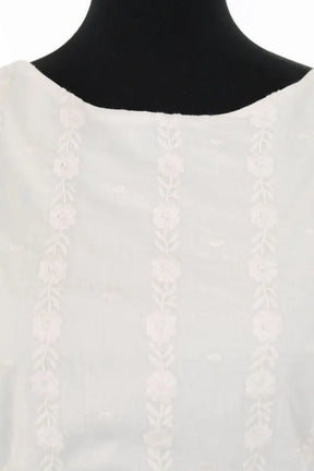 Robe Sézane Odalie Ecru en Coton