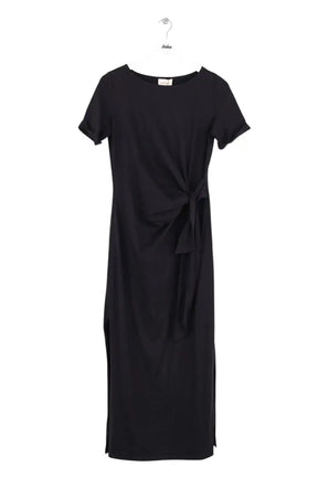 Robe Sézane Pippa Noir en Coton, taille S - Seconde Main