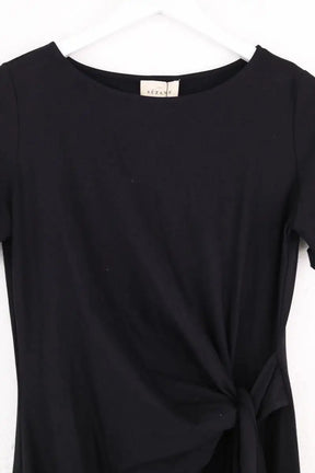 Robe Sézane Pippa Noir en Coton