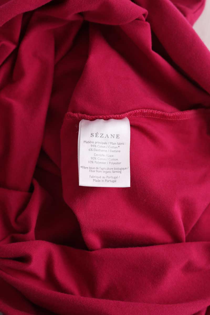 Robe Sézane Rose en Coton