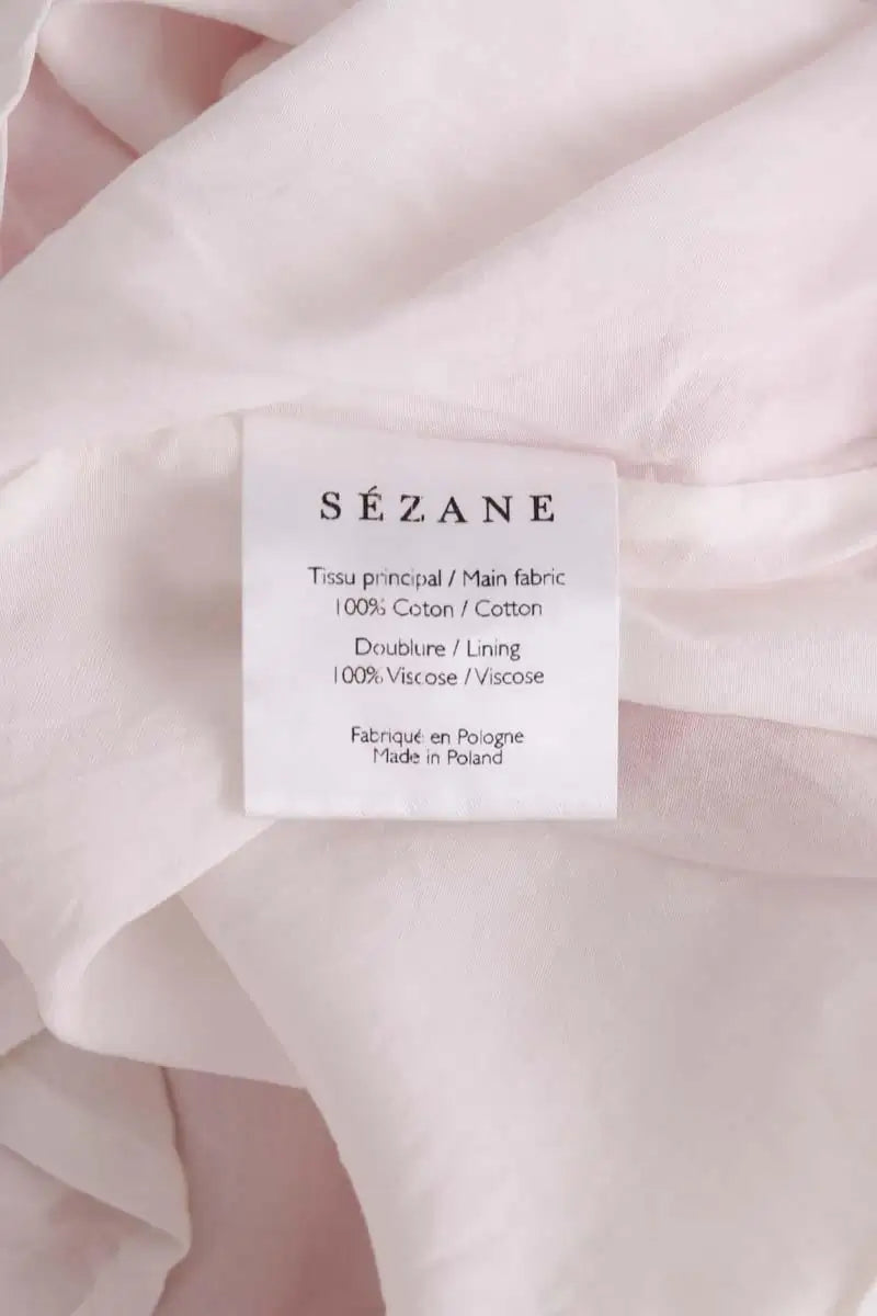 Robe Sézane Rose en Coton