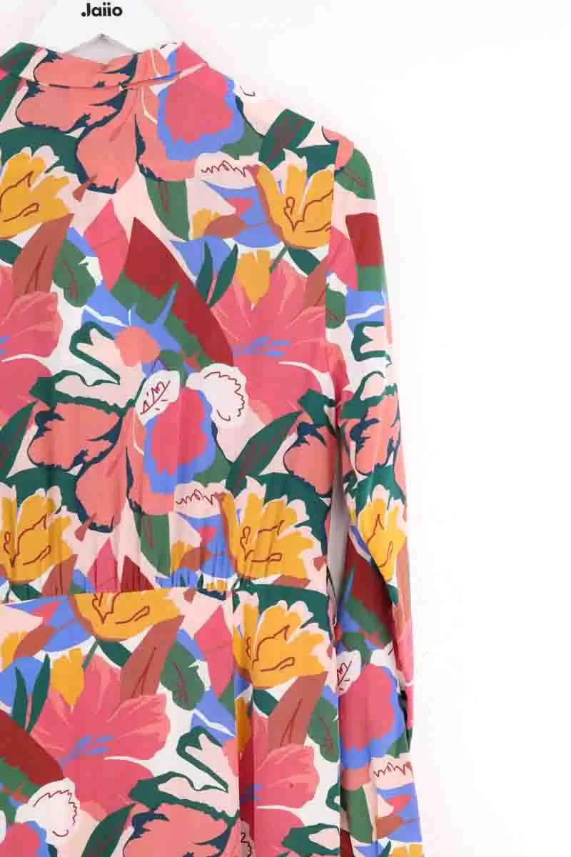 Robe Sézane Rose en Soie
