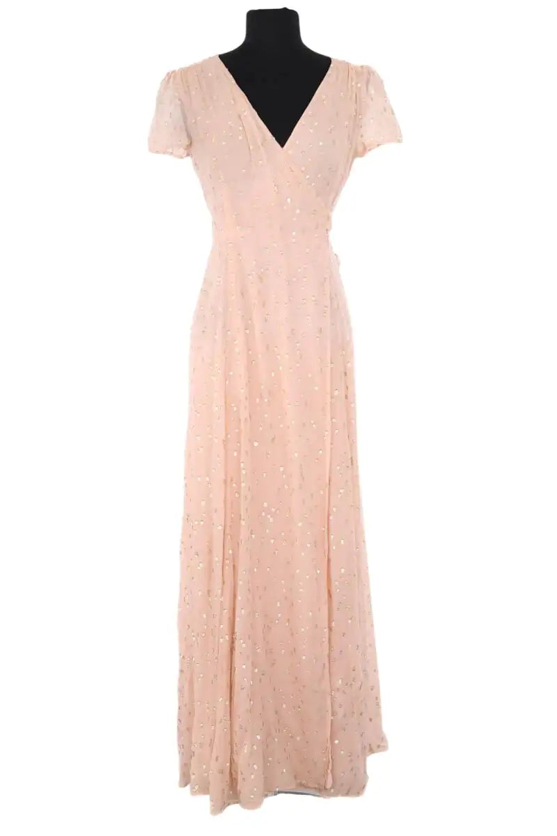 Robe Sézane Rose en Soie, taille S - Seconde Main