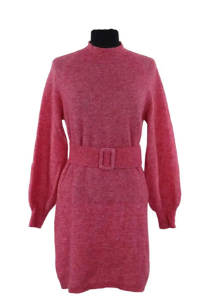 Robe Sézane Rose en Synthétique, taille M - Seconde Main