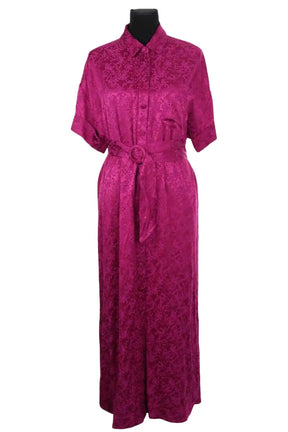 Robe Sézane Rose en Viscose, taille S - Seconde Main