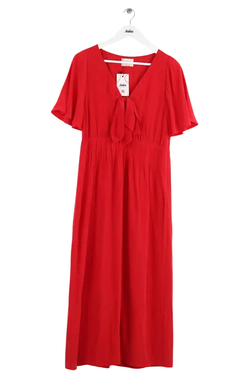 Robe Sézane Rouge en Soie, taille M - Seconde Main