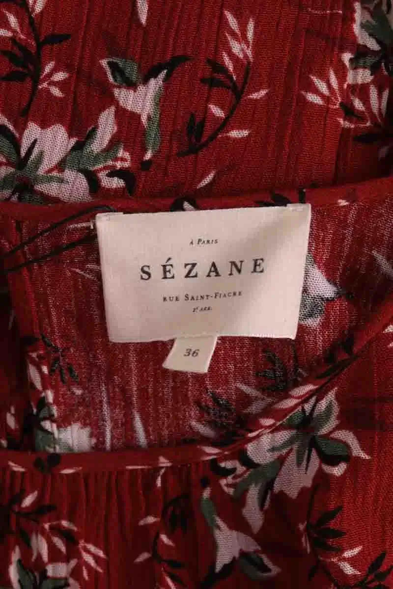 Robe Sézane Rouge en Synthétique