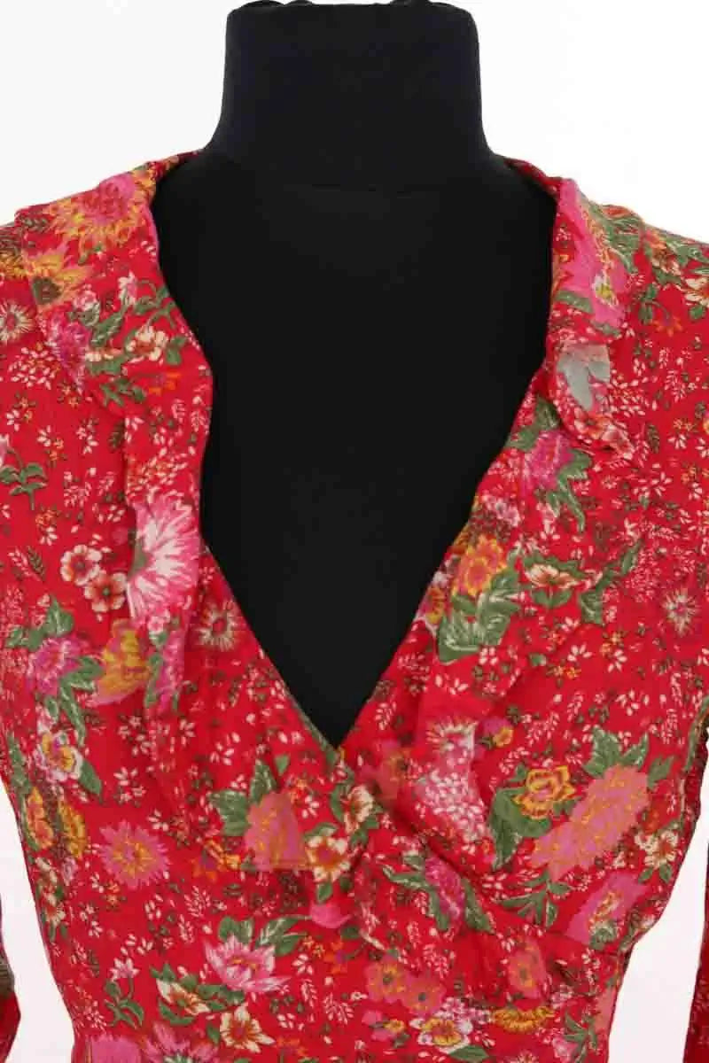 Robe Sézane Rouge en Viscose