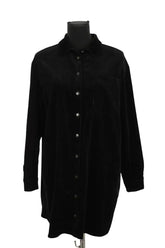 Robe Sézane Sadie Noir en Coton, taille S - Seconde Main
