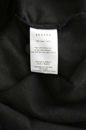 Robe Sézane Sadie Noir en Coton
