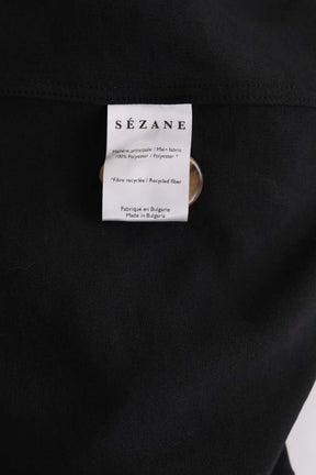 Robe Sézane Sofia Noir en Synthétique
