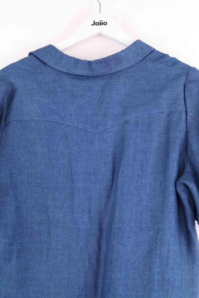 Robe Sézane Solal Bleu en Coton