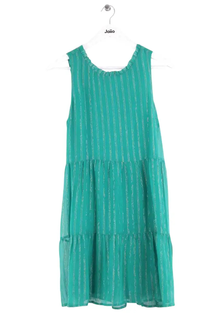 Robe Sézane Vert en Soie, taille S - Seconde Main