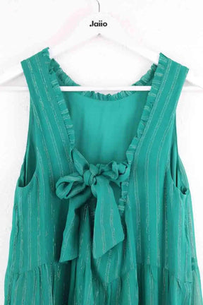 Robe Sézane Vert en Soie