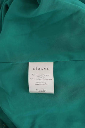 Robe Sézane Vert en Soie