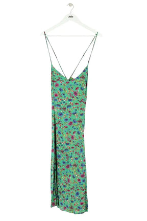 Robe Sézane Vert en Viscose, taille M - Seconde Main
