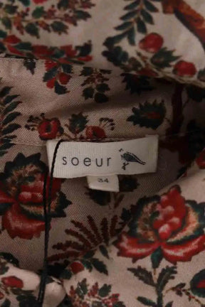 Robe Soeur Beige en Soie
