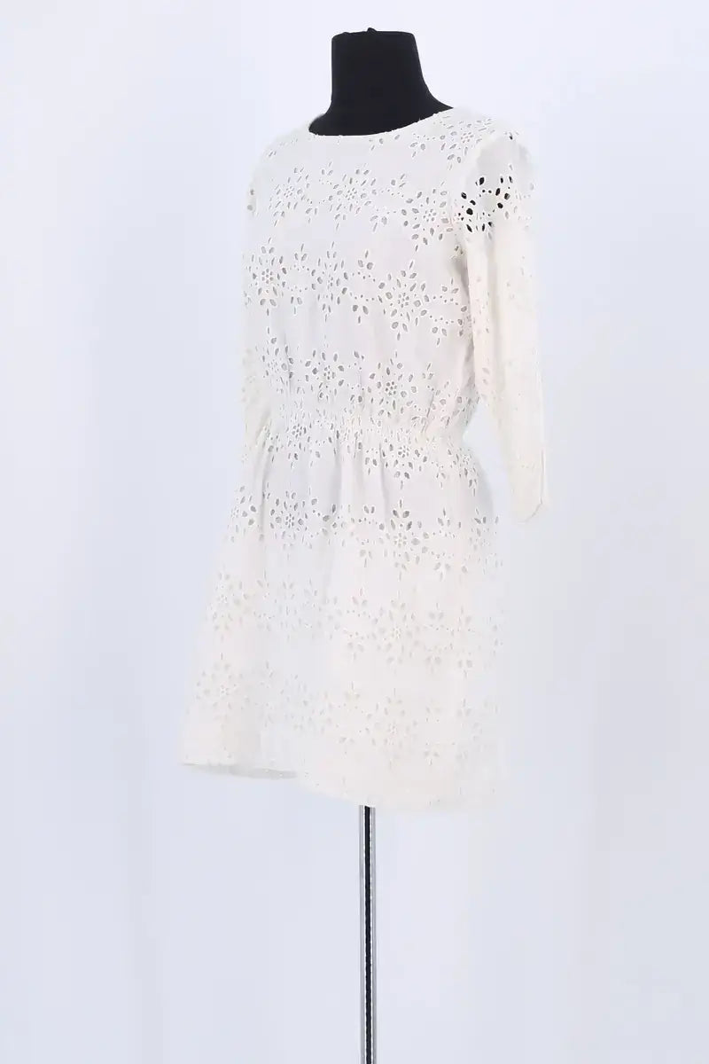 Robe Soeur Blanc en Coton