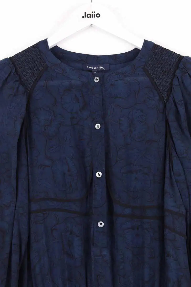 Robe Soeur Bleu en Synthétique