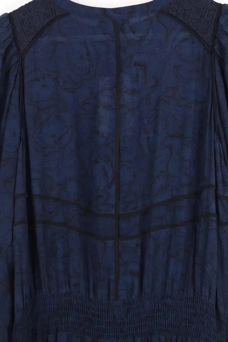 Robe Soeur Bleu en Synthétique