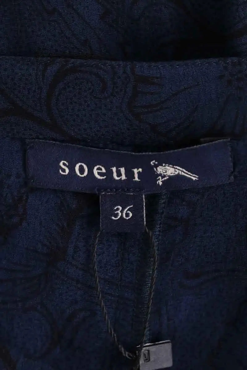 Robe Soeur Bleu en Synthétique