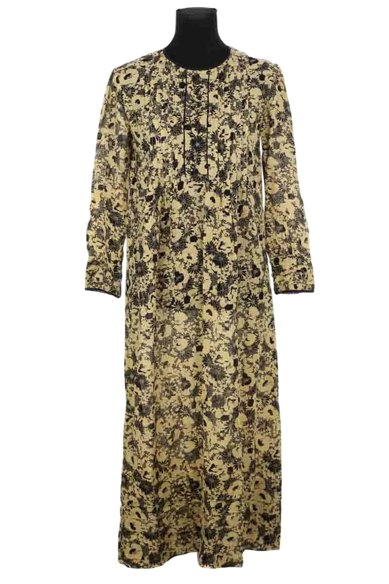 Robe Soeur Foi Jaune en Viscose, taille S - Seconde Main