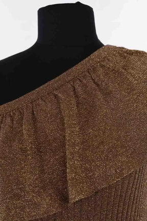 Robe Soeur Jagger Doré en Viscose