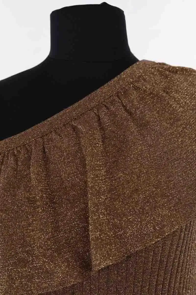 Robe Soeur Jagger Doré en Viscose